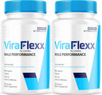 ViraFlexx Pro Cápsulas para Hombres (Paquete de 2), 120 Cápsulas para 2 Meses