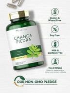 Carlyle Chanca Piedra Cápsulas | 500 mg | 200 Unidades | Hierba Tradicional | Sin Gluten y No-GMO
