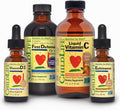 CHILDLIFE ESSENTIALS Immune Support 4-Pack - Pack de vitaminas y minerales líquidos para niños, con vitamina D3, vitamina C, First Defense y Equinácea