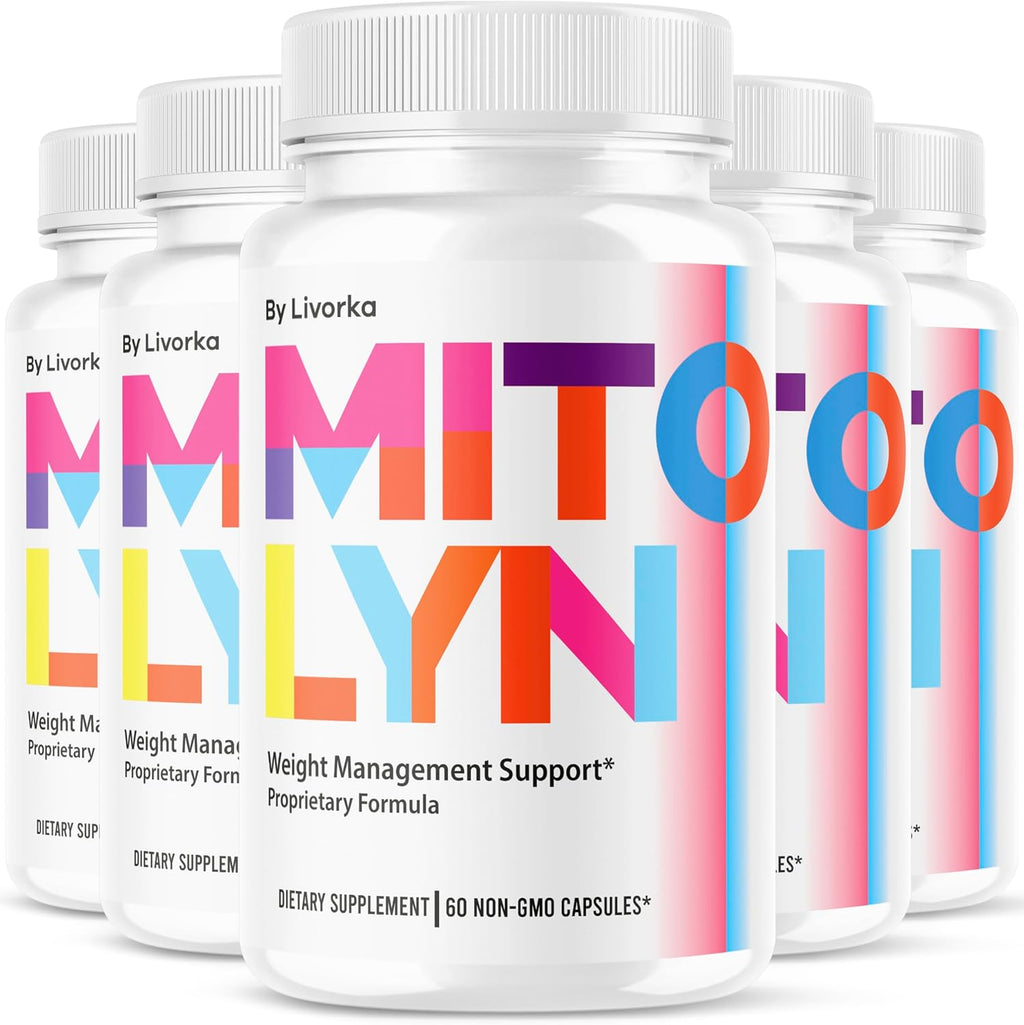 Mitolyn Pills – Suplemento Avanzado para Control de Peso con Vitaminas y Minerales Naturales, 300 Cápsulas (5 Meses)