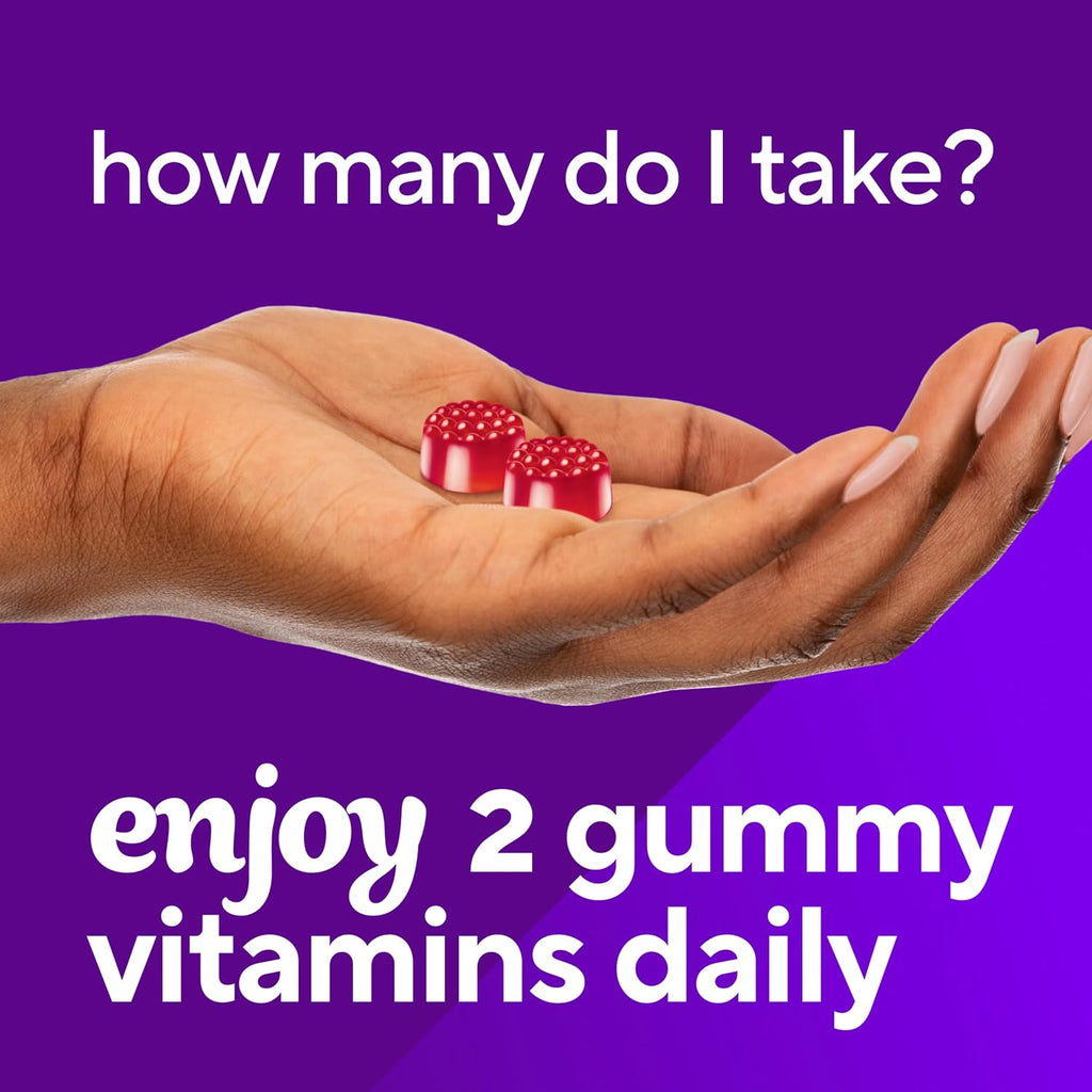 Vitafusion Vitamina B12 1000 mcg, 140 Gomitas, Sabor Frambuesa