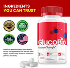Glucobio Cápsulas – Fórmula Oficial – Complemento Alimenticio (60 Cápsulas)