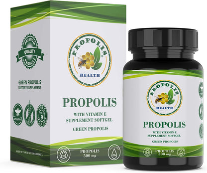 Propolis Health Cápsulas de Propóleo con Vitamina E 1000mg (100 Cápsulas) – Image 1