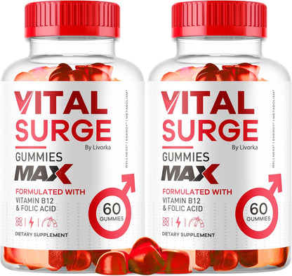 Vital Surge - Suplemento para Hombres, – Apoyo a la energía diaria: La combinación de nutrientes puede ayudar a – Image 1