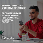 SIGNIFY NATURE VitaBComplex con Vitamina C y E - Complejo B para Mujeres y Hombres - 60 Cápsulas Blandas
