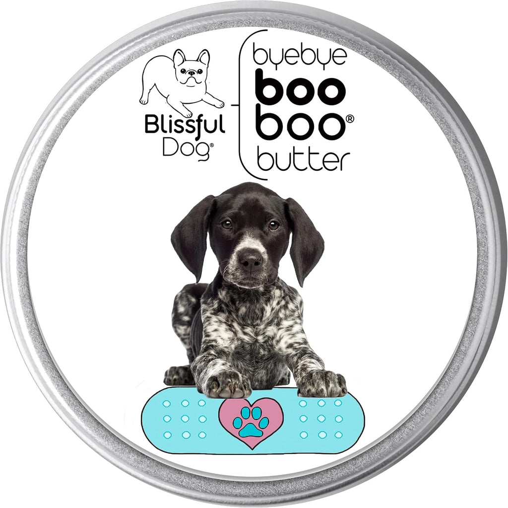 The Blissful Dog Booboo Butter 4 oz LATA Braco Alemán de Pelo Corto