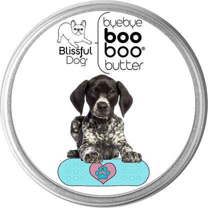 The Blissful Dog 8 oz TIN German Shorthaired – Manteca de karité: Conocida por sus propiedades hidratantes y – Image 1