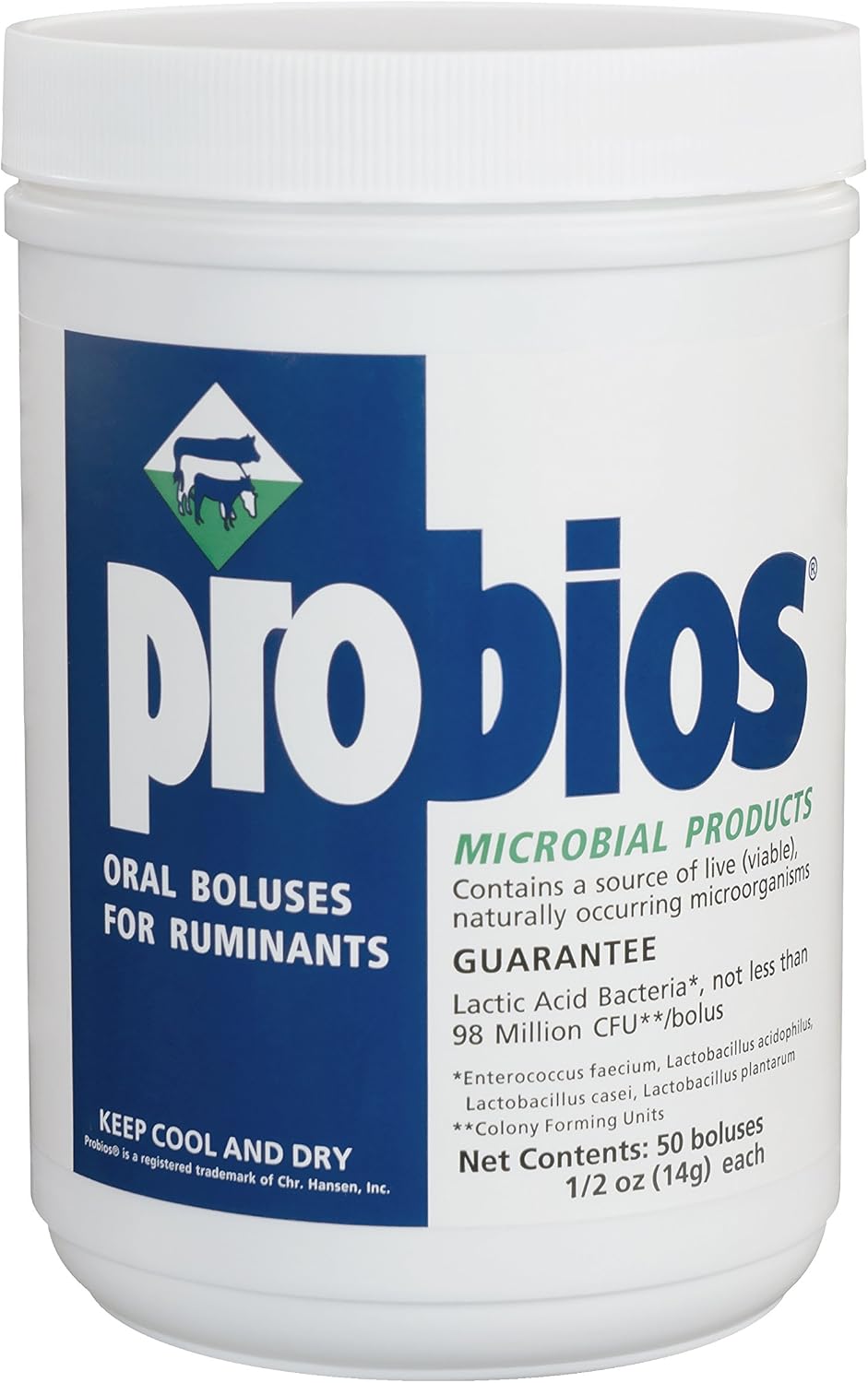 Probios Bolos Orales para Rumiantes, 14 g