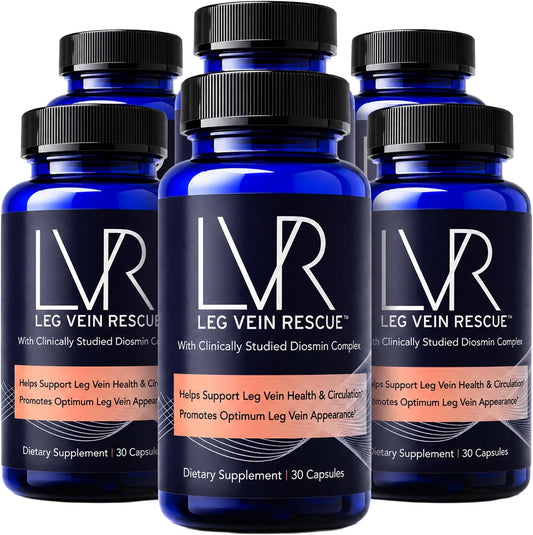 LVR Suplemento de Diosmina, 570mg, para el Bienestar de las Piernas y la Circulación, 30 Días