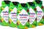 Vitafusion Prenatal Gominolas - Pack de 5 (450 gominolas) - Sabores Limón y Frambuesa Limonada