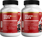 Gluco Max Pure Ultra – 60 Cápsulas – Fórmula Herbal con Vitaminas y Minerales