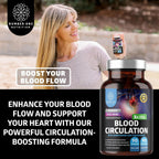 Number One Nutrition Suplemento Premium para la Circulación Sanguínea con 8 Hierbas y Vitaminas