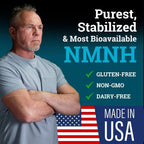 NMNH Supplement 250mg - DiHidro-Nicotinamida Mononucleótido Puro con Bioperine® (Alternativa NMN para Aumentar NAD+)