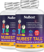 NuBest Tall Kids - Multivitamínico y Minerales para Niños de 2 a 9 Años - 120 Comprimidos Masticables Sabor Berry