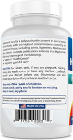 Best Naturals Ácido Hialurónico 200 mg - 120 Comprimidos (No-GMO, Sin Gluten)