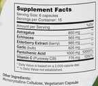 Zahler ImmunAbreve - 90 Cápsulas - Complejo de Vitamina C, Ácido Pantoténico y Equinácea