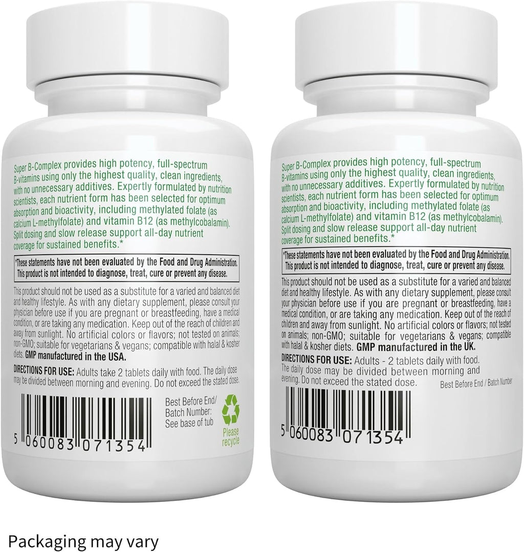 Igennus Super B-Complex Metilado y Vitaminas B Activas - 180 Comprimidos