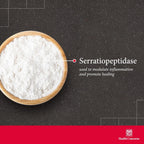 Health Concerns Serramend – Suplemento de Serrapeptasa para el Apoyo Inmunológico – Enzima Proteolítica – Circulación Sanguínea – 180 Cápsulas
