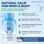 Chill Pill Happy Pills - Suplemento para el estado de ánimo con corteza de magnolia y DHH-B, 60 cápsulas