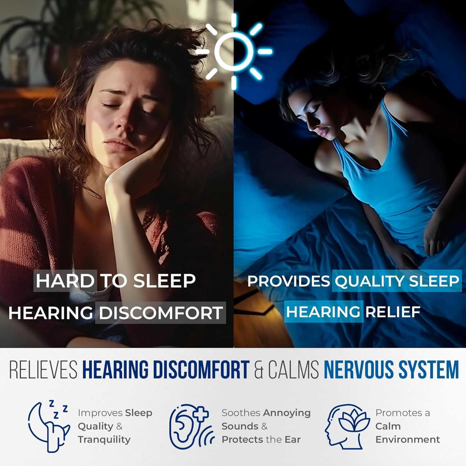 Audio Calm - Alivio para el Zumbido de Oídos - Suplemento para la Salud Auditiva - 60 Cápsulas