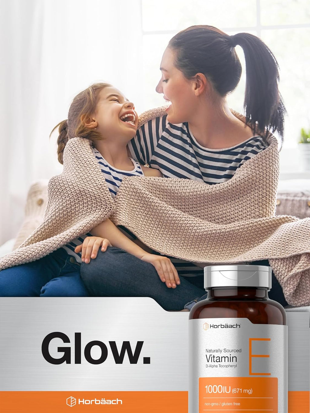 Horbaach Vitamina E 1000 UI (671 mg) - 60 Cápsulas Blandas