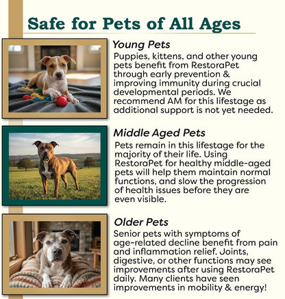 RestoraPet Natural Dog & Cat Unflavored – Vitamina E: Antioxidante liposoluble que ayuda a proteger las membranas – Image 4