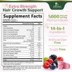 Gominolas de Biotina 5000 mcg con Vitaminas E y C - Nature's Nutrition