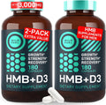 WILD FUEL HMB y Vitamina D3 Cápsulas - 1000-3000 mg HMB con Vitamina D3 - 360 Cápsulas