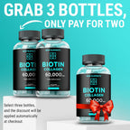 Biotina y Colágeno en Gominolas - 50.000mcg de Colágeno + 10.000mcg de Biotina