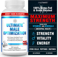 Ultimate Male Optimization – Suplemento de Órganos de Ternera 100% Alimentados con Pasto, 180 Cápsulas