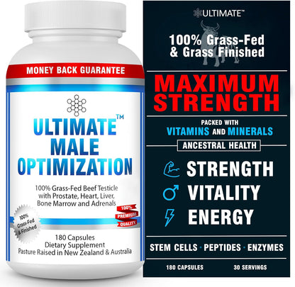 Ultimate Male Optimization – Suplemento de – Hígado: fuente natural de vitamina A, hierro y vitamina B12. La – Image 1