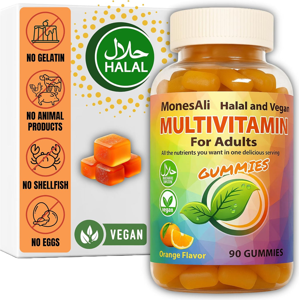 Multivitamin Gummies Veganas y Halal para Adultos