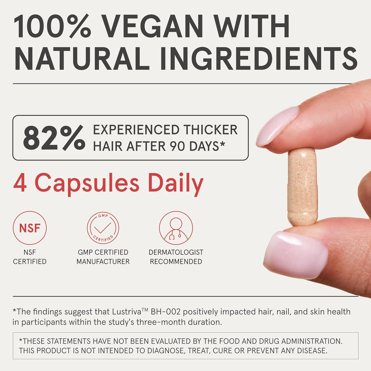 iRestore Advanced Hair Growth Supplement for – La biotina contribuye al mantenimiento del cabello en condiciones – Image 5