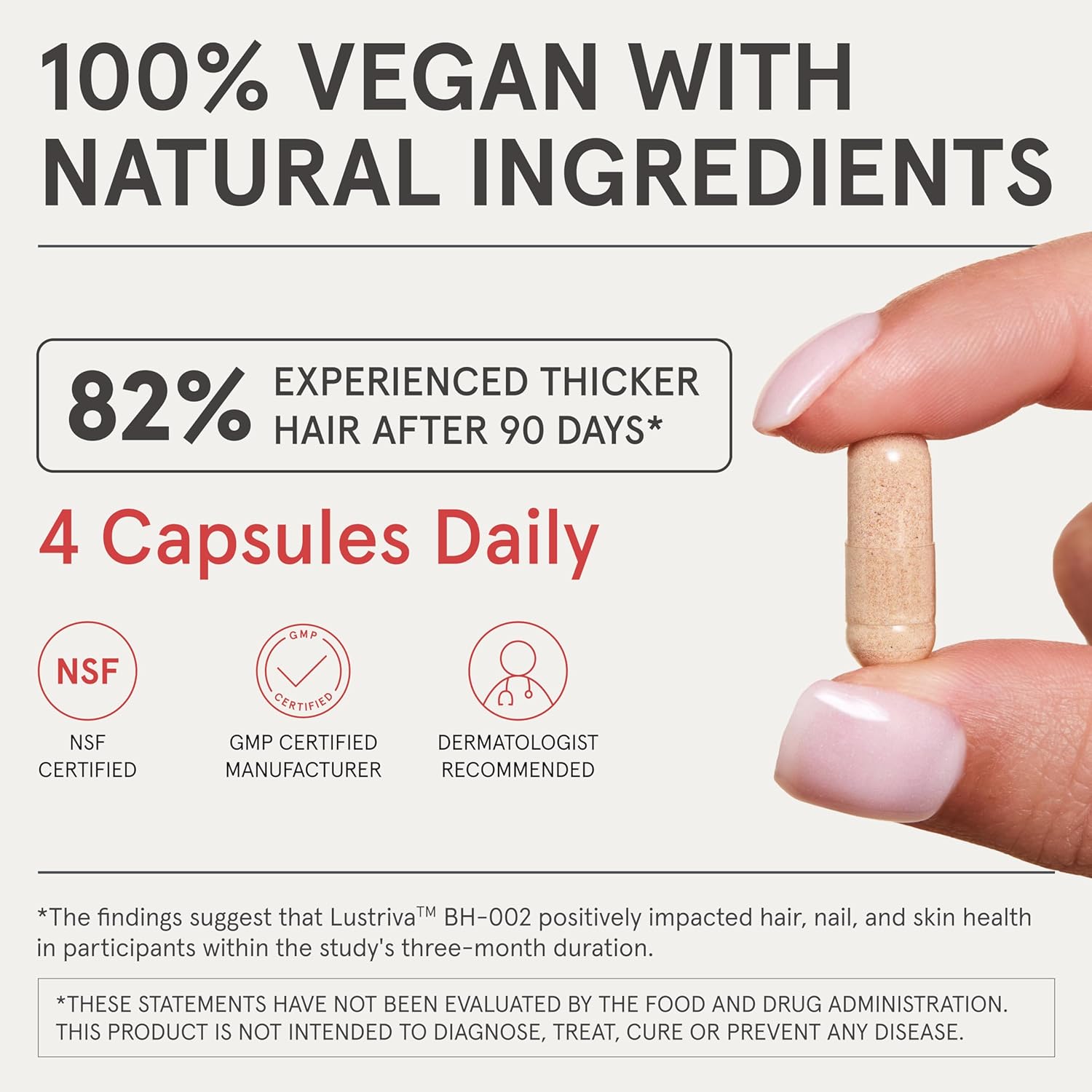 iRestore Advanced Hair Growth Supplement for Women with Lustriva