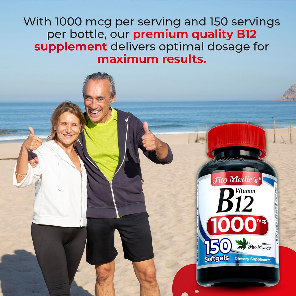 FITO MEDIC'S Lab Vitamina B12 - 150 Cápsulas Blandas