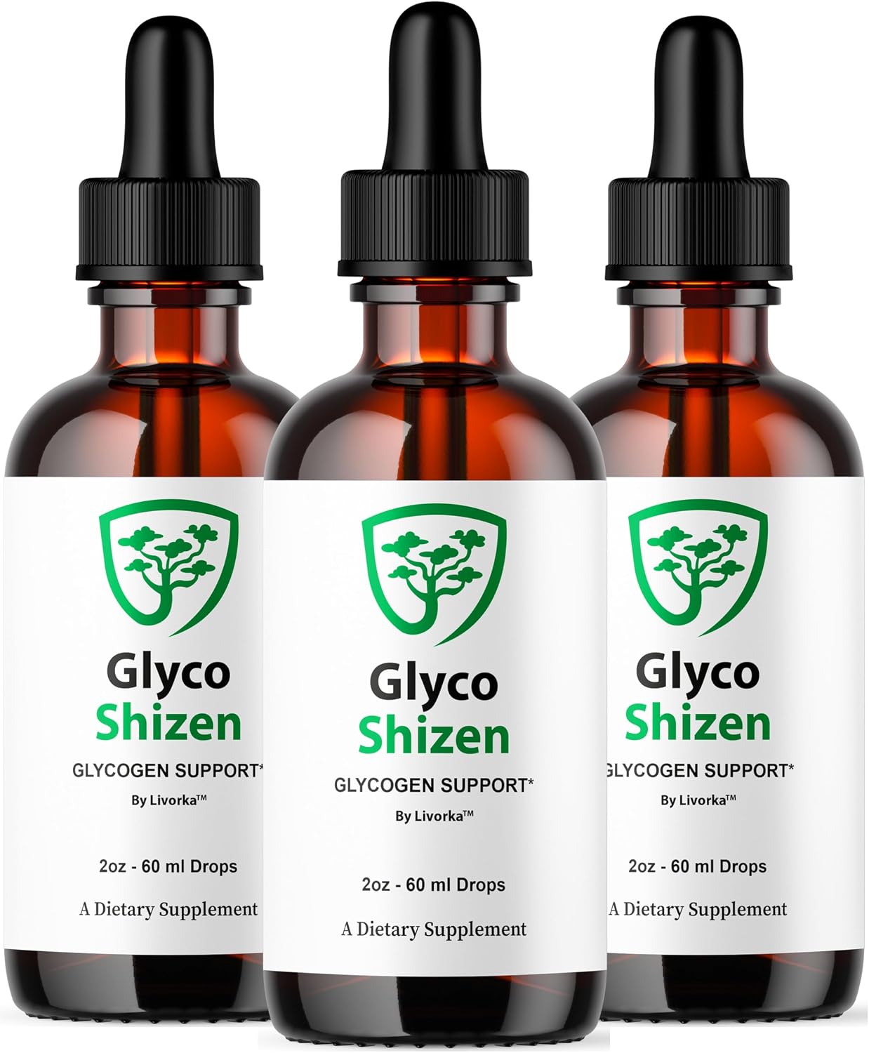 Glyco Shizen Drops (3 Pack) - Suplemento Líquido