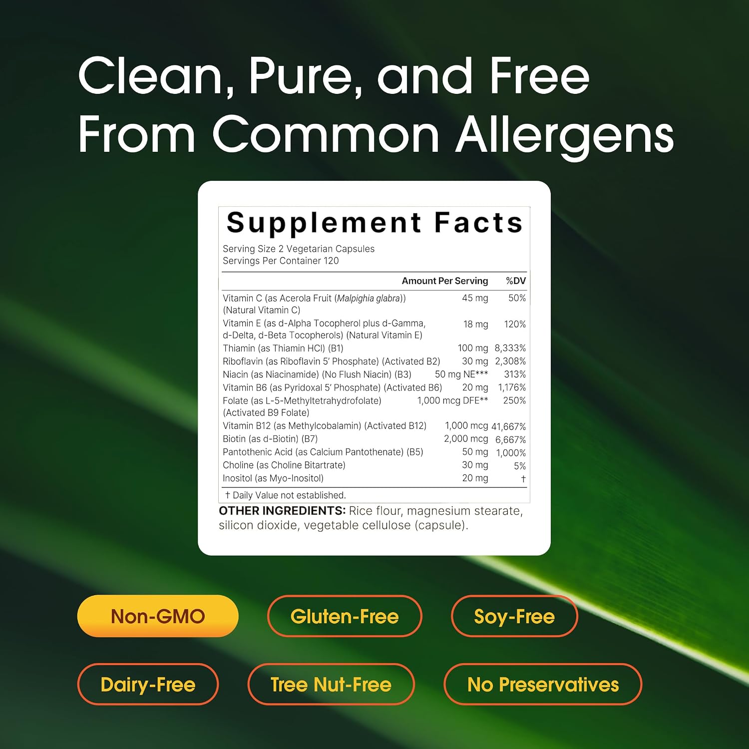 NatureBell Complejo B Metilado - 240 Cápsulas Vegetarianas - Fórmula 12 en 1 de Alta Biodisponibilidad - Apoyo Inmunológico y Energético* - No GMO y Sin Gluten