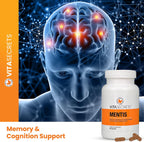 Vitasecrets Mentis Memory & Cognition Support Supplement - 90 Cápsulas