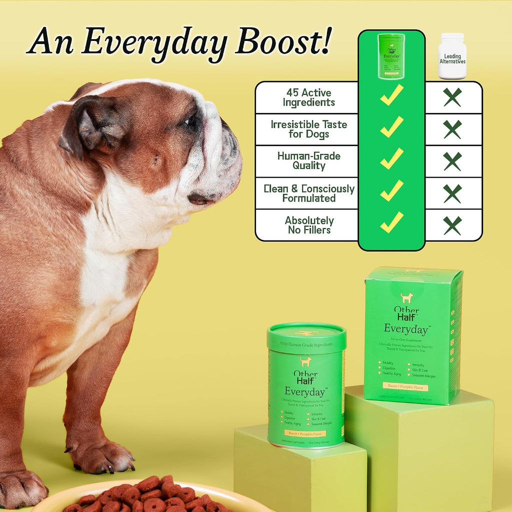Other Half Everyday - Multivitamínico en polvo para perros