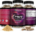 Crave – Potenciador del Deseo Femenino con Maca y Ashwagandha – 60 Cápsulas Veganas