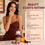 NutraBoost Beauty Gummies - Gominolas de Belleza con Biotina, Vitamina C y Aminoácidos