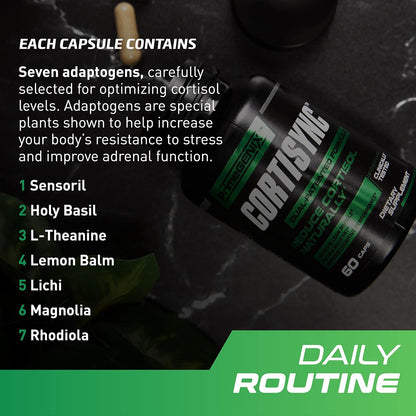 PrimeGENIX CortiSync - Reduce Cortisol, Aumenta Energía y Mejora Enfoque con Sensoril Ashwagandha - 60 Cápsulas – Image 5