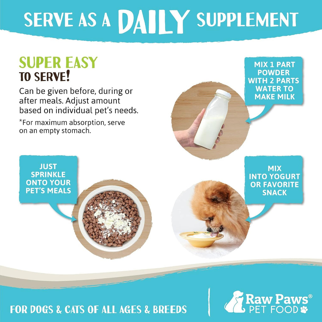 Raw Paws Bovine Colostrum para Perros y Gatos, 5 oz (141 g)