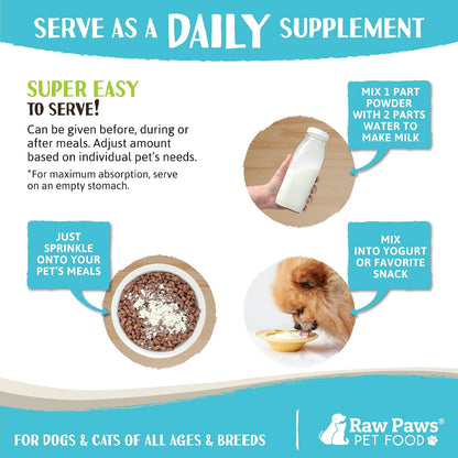 Raw Paws Bovine Colostrum para Perros y – Bienestar general: Adecuado tanto para cachorros y gatitos en – Image 5