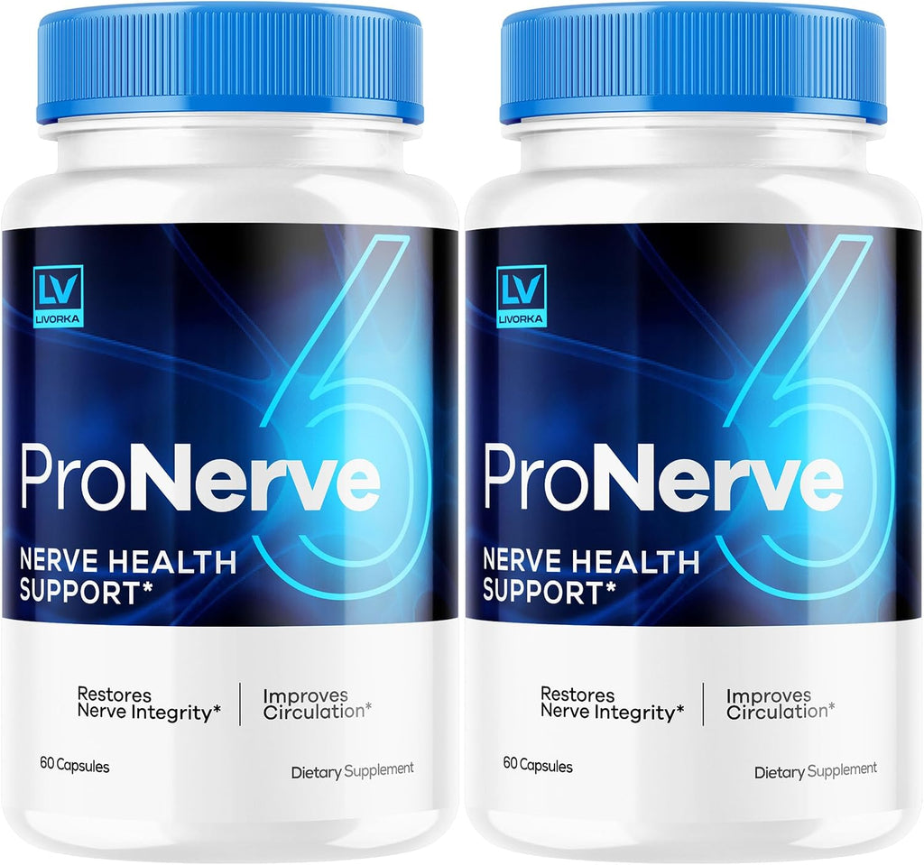 Pronerve 6 - Suplemento Avanzado para la Salud Nerviosa, 120 Cápsulas (Pack de 2)