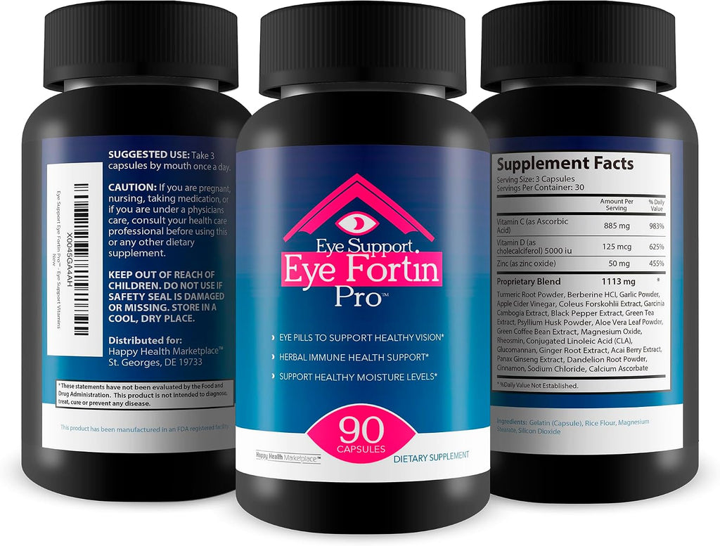 Eye Support Eye Fortin Pro - Complemento para la Visión con Vitaminas y Hierbas