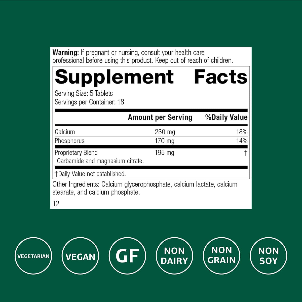 Standard Process Calsol - Calcio y Fósforo - – ¿Contiene gluten? No, es libre de gluten, apto para personas con – Image 2