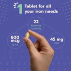 Just One - Multivitamínico Bariátrico Diario con Hierro, 90 Comprimidos