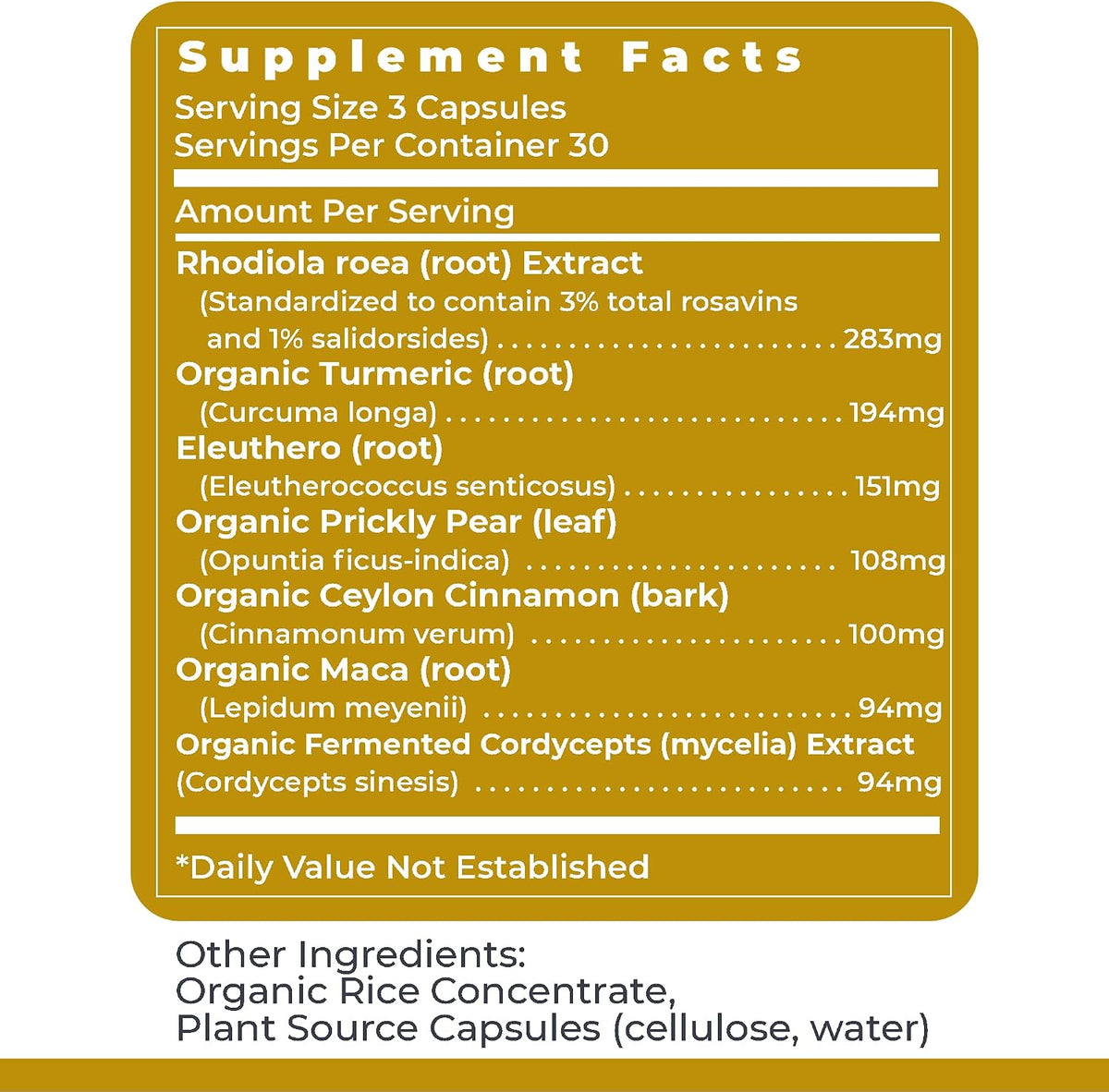 Premier Research Labs Adaptogen-R3 – – Eleuthero (Acanthopanax senticosus): También conocido como ginseng – Image 6