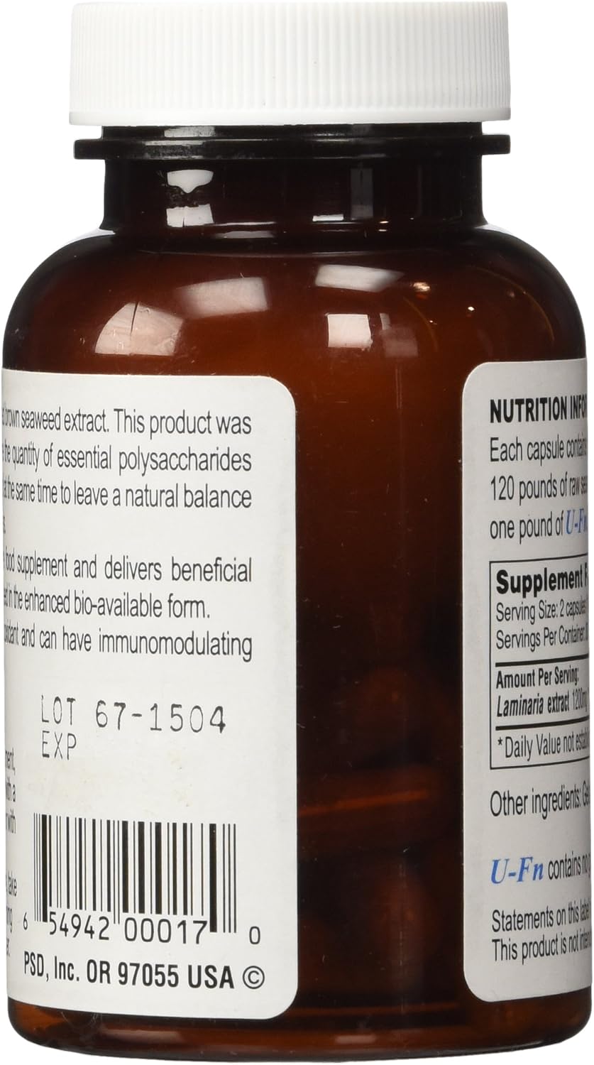 U-Fn U-Fucoidan Extract, 60 cápsulas de 600 mg